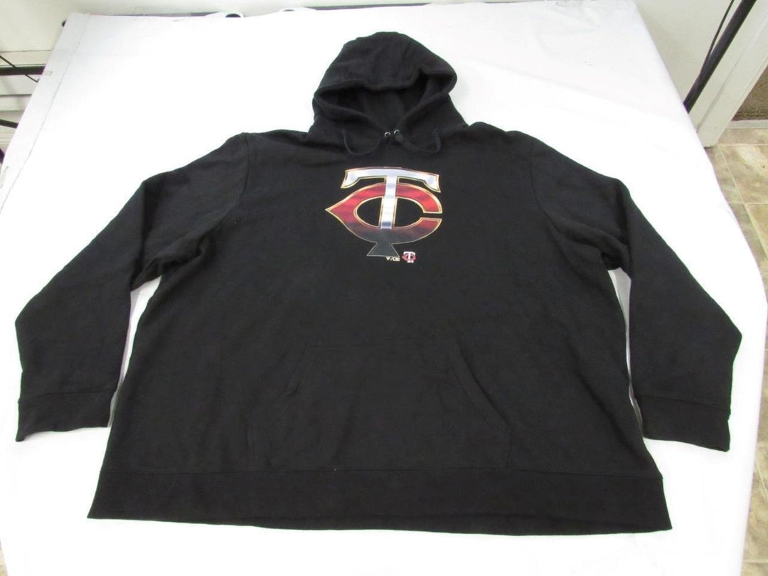 Minnesota Twins Mens Size 5XL 5XLarge Black Hoodie Image 1