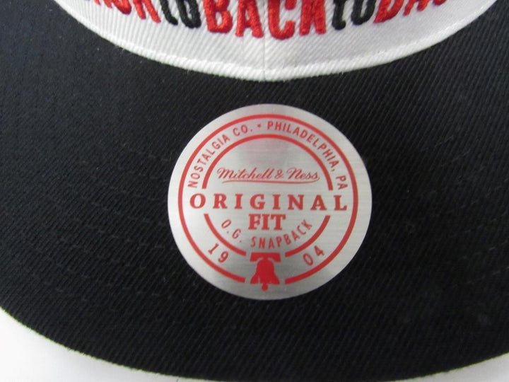 1993 Finals Chicago Bulls Mitchell and Ness Mens Size OSFA Snapback Flatbrim Hat Image 4