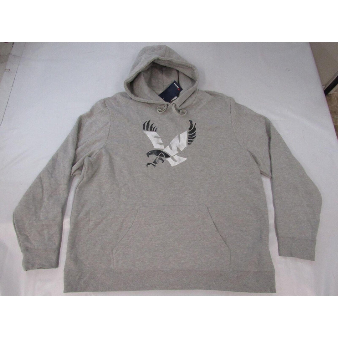 Eastern Washington University Eagles Mens Sizes 3XL 3XLarge Gray Hoodie Image 1