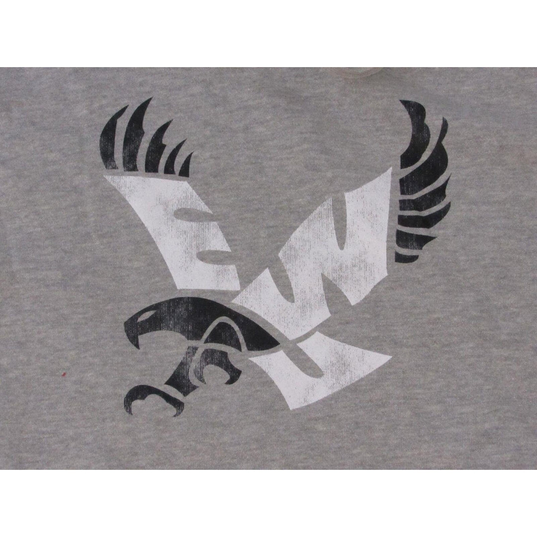 Eastern Washington University Eagles Mens Sizes 3XL 3XLarge Gray Hoodie Image 3