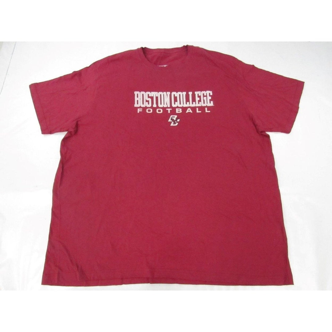 Boston College Eagles Football Mens Size 3XL-Tall 3XLarge-Tall Red Shirt Image 1