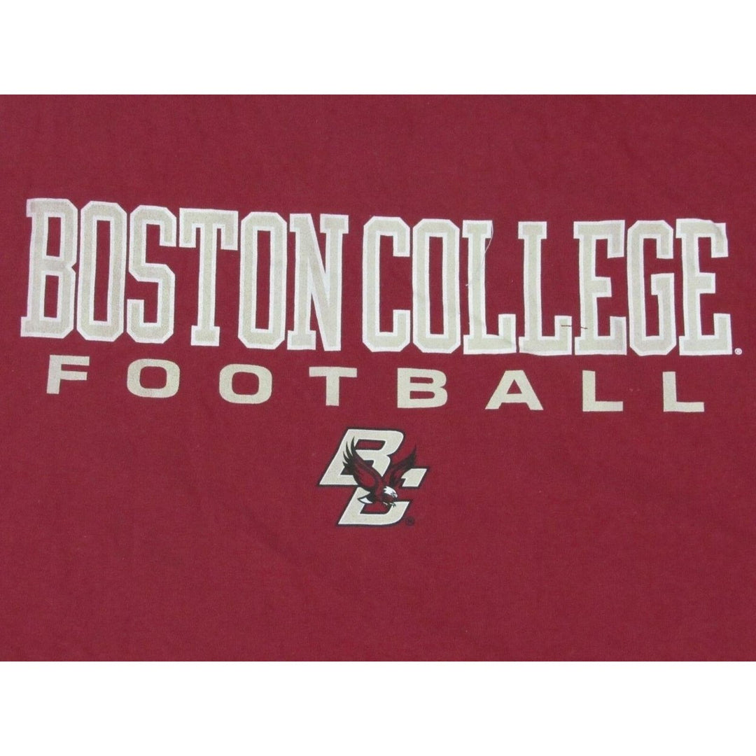 Boston College Eagles Football Mens Size 3XL-Tall 3XLarge-Tall Red Shirt Image 3