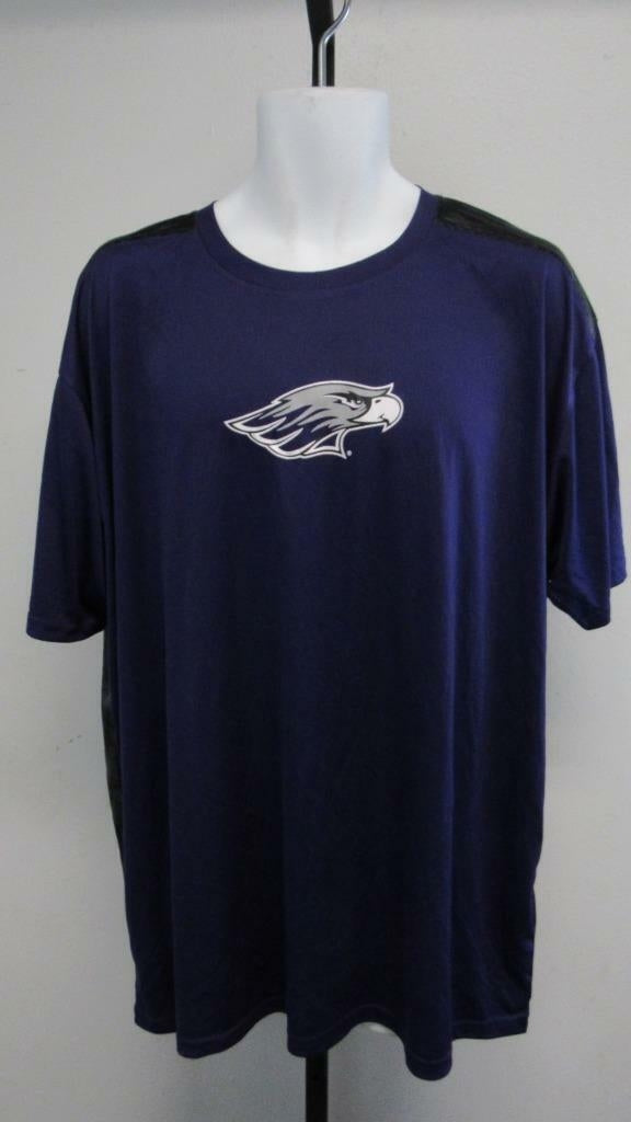 Wisconsin Whitewater Warhawk Mens Size 2XL 2XLarge Russell Athletic Shirt Image 1