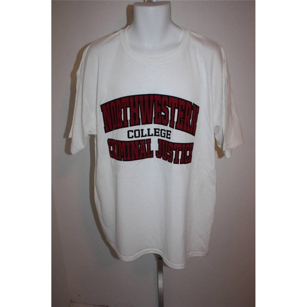 Northwestern College Mens 2XLarge 2XL Criminal Justice T-Shirt Image 1