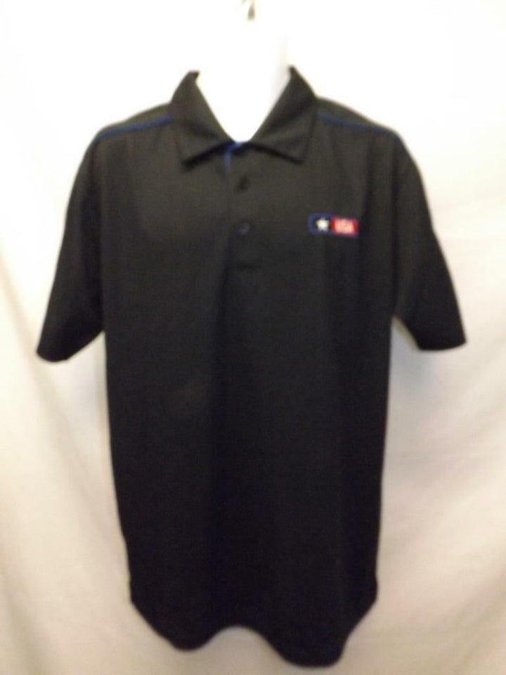 US Army USA Mens Size L Large Black Polo Shirt Image 1