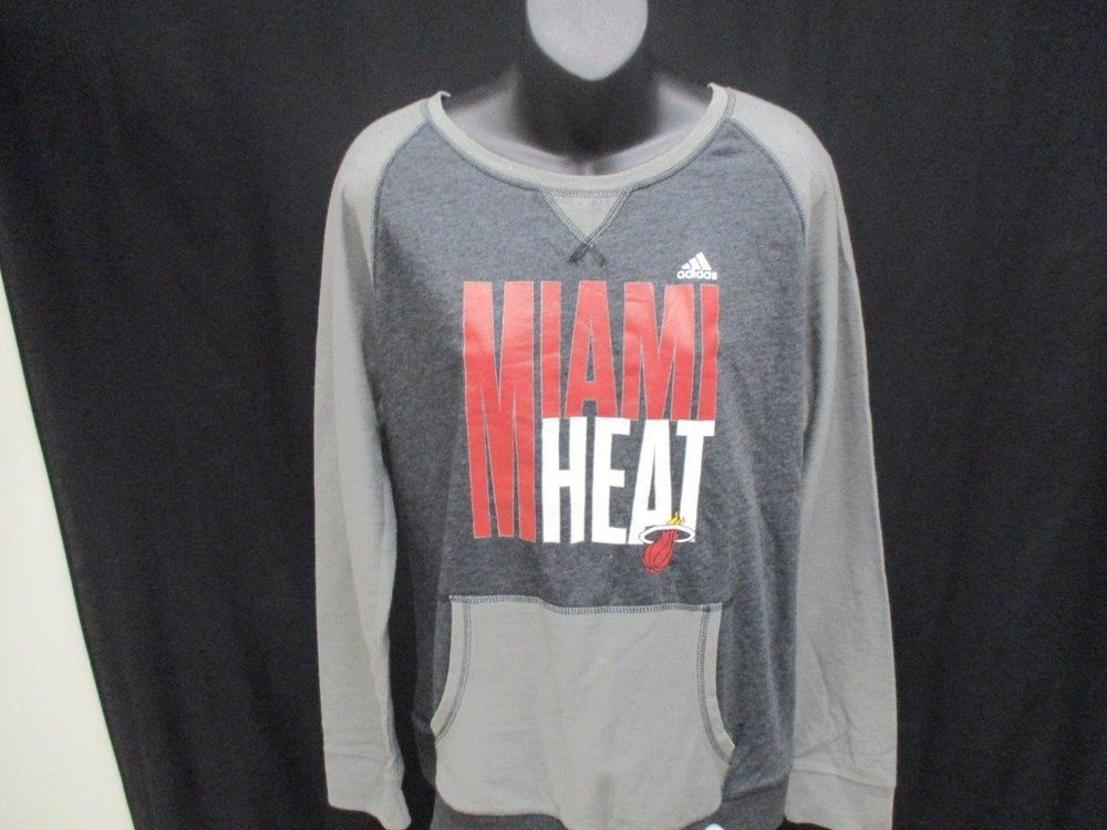 Miami Heat Womens Size XL XLarge Adidas Black Sweater MSRP 55 Image 2