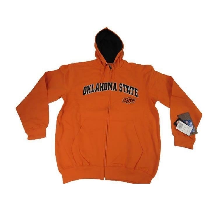 Oklahoma State Cowboys Mens Size M Medium Full Zip Jacket Hoodie Image 1