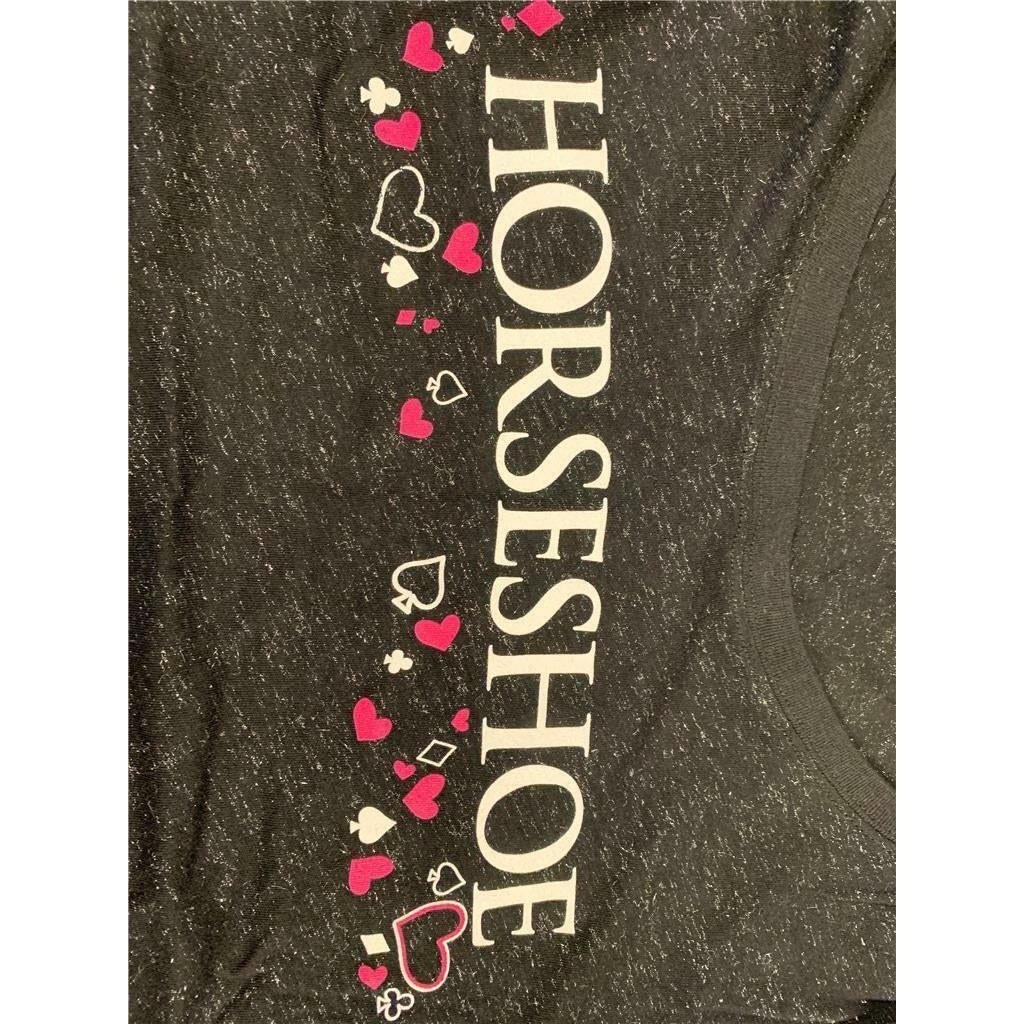 Horseshoe Womens Size 3X Black J.America Shirt Image 2