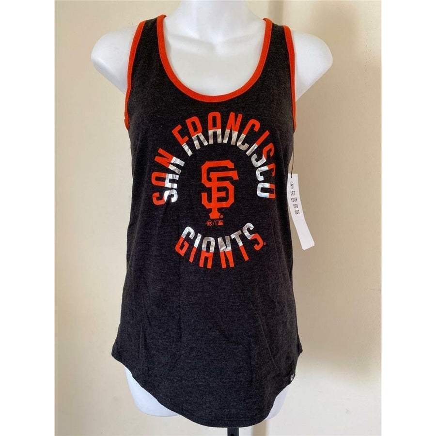 San Francisco Giants Womens Size S Smll Black Brand 47 Tank Top Image 1