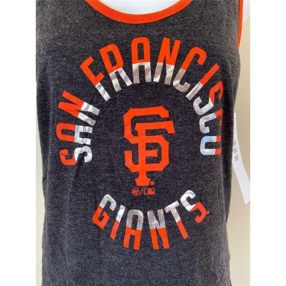 San Francisco Giants Womens Size S Smll Black Brand 47 Tank Top Image 2