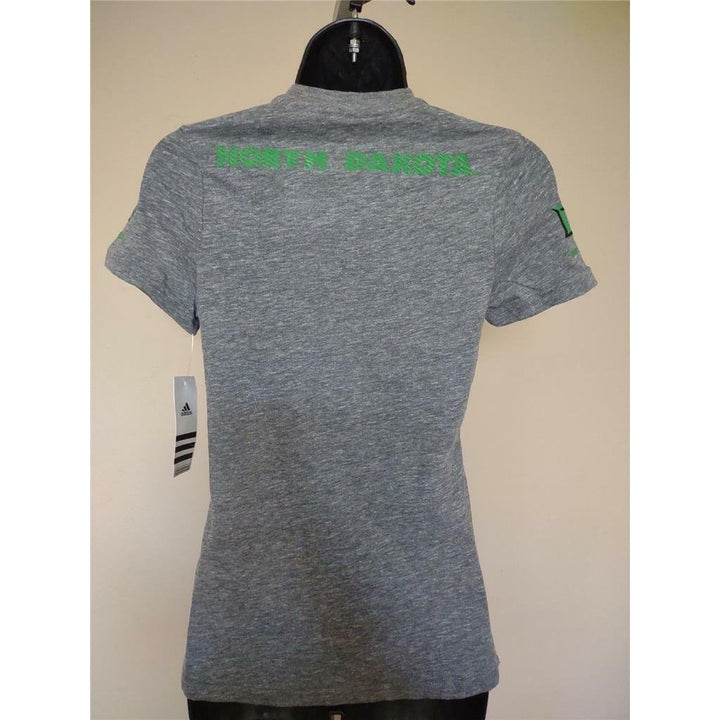 North Dakota Fighting Hawks Youth Girls Size L 14 Gray Adidas Shirt 25 Image 4