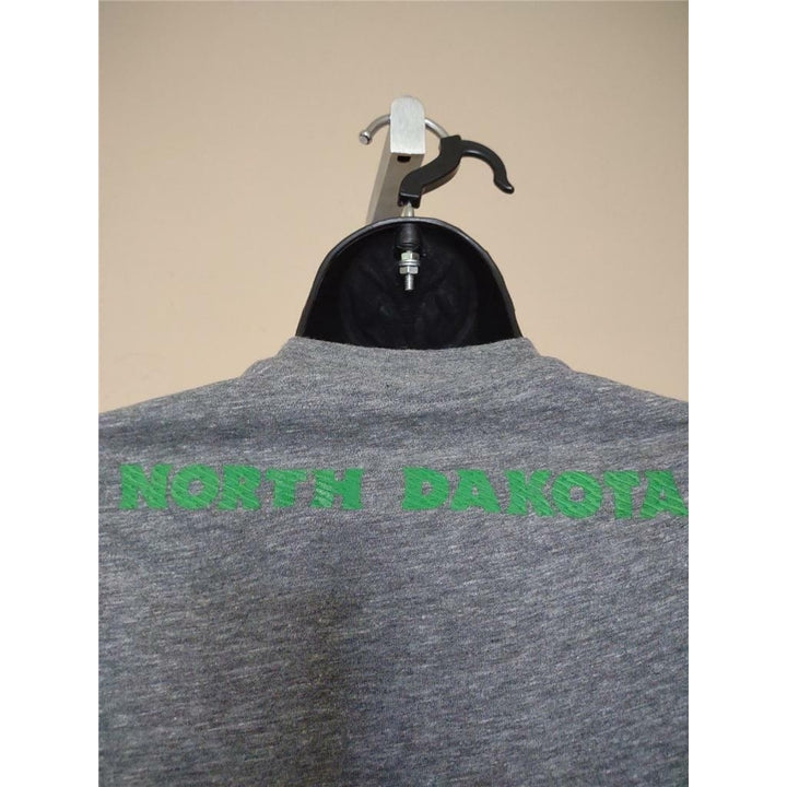 North Dakota Fighting Hawks Youth Girls Size L 14 Gray Adidas Shirt 25 Image 4