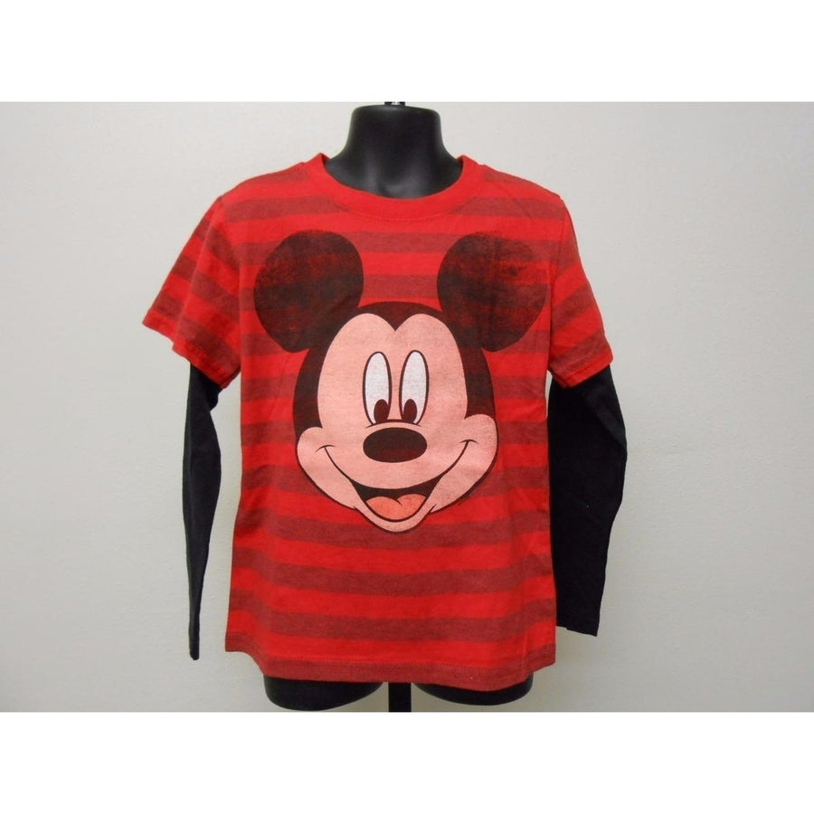 DISNEY MICKEY MOUSE KIDS KID SIZE 5/6 T-SHIRT Image 1