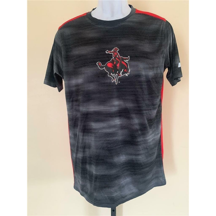 Northwestern Oklahoma Rangers Mens Size M Red/Black Russell Athletic Shirt Image 1