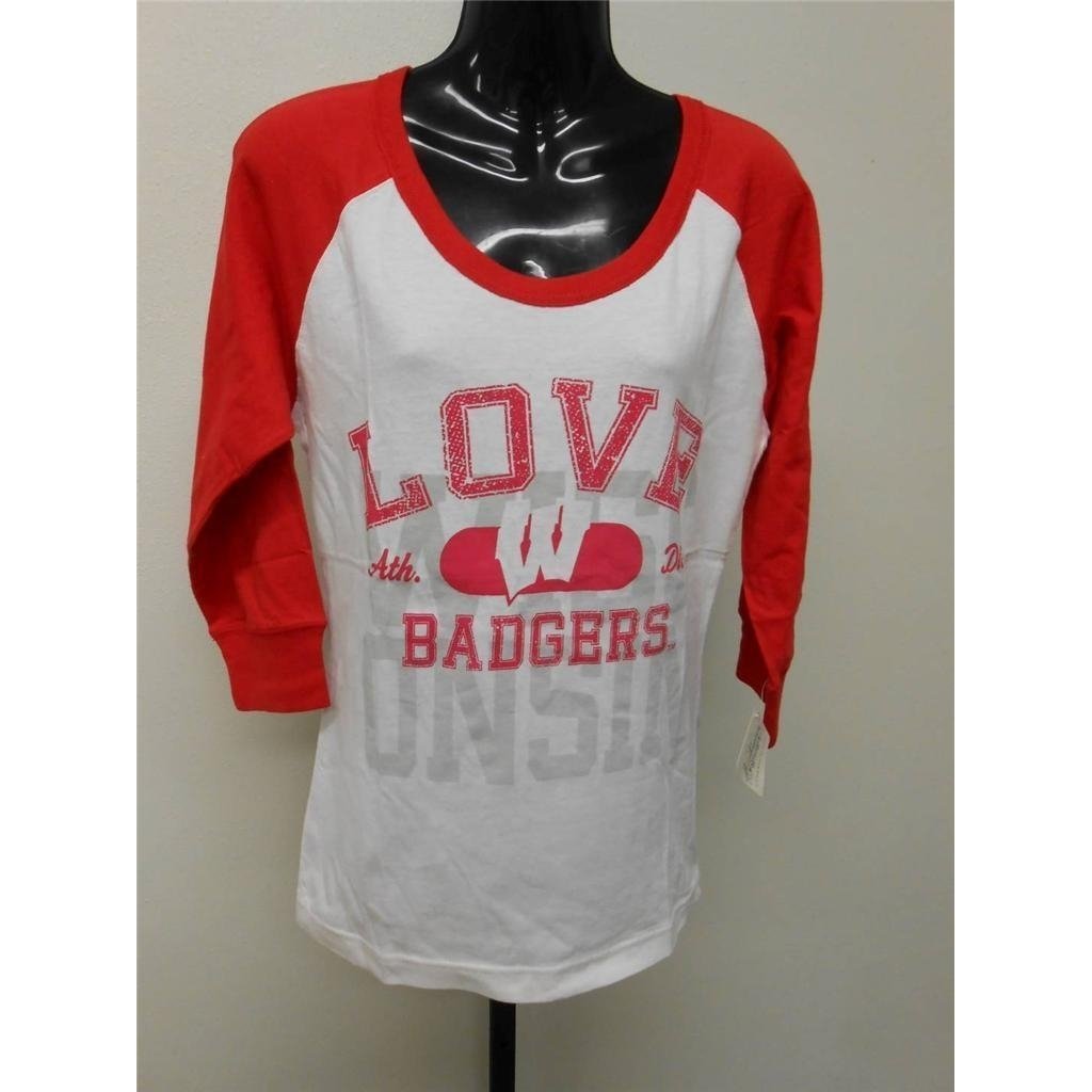 -WISCONSIN BADGERS "LOVE" WOMENS (M) MEDIUM Shirt by AMERICA VANITY Image 1