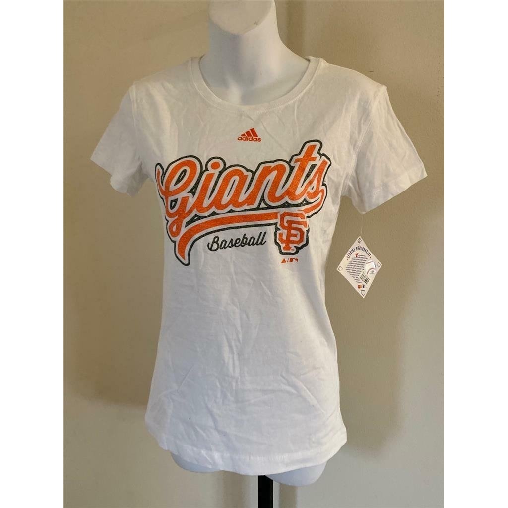 San Francisco Giants Girls Size L Large White Shirt Image 2