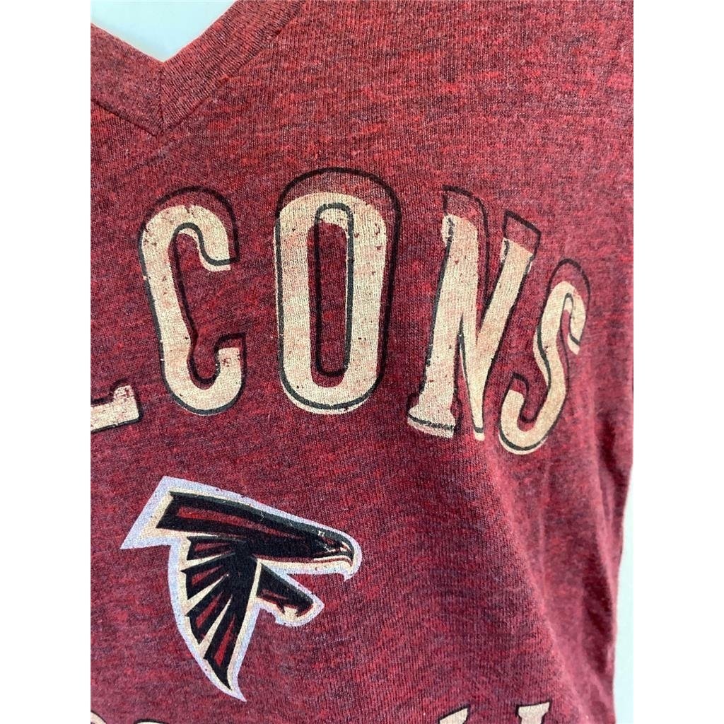 Atlanta Falcons Womens Size L Large Red Shirt Image 4