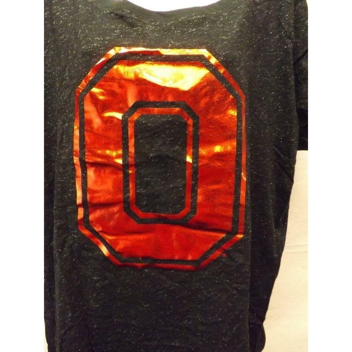 Ohio State Buckeyes Women Size 18/20 Black J.America Scoop Neck Shirt Image 2