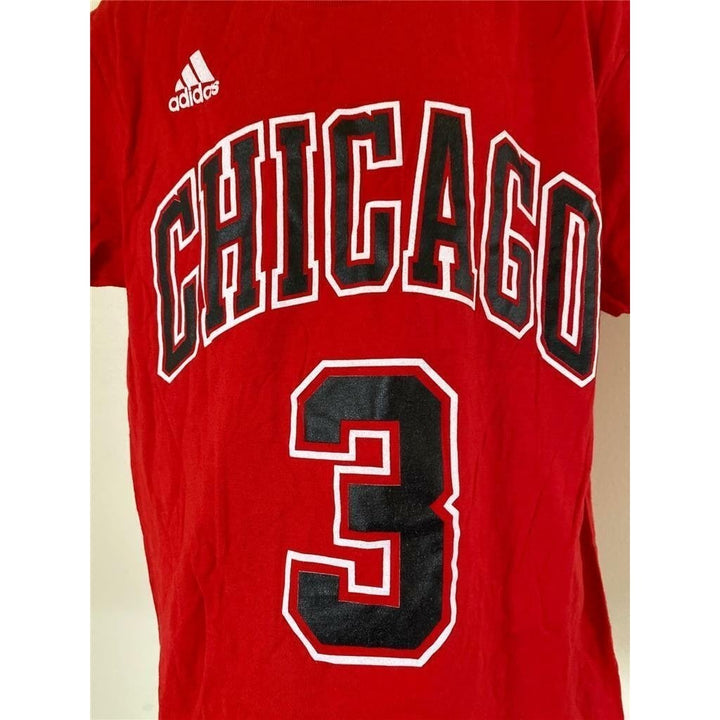 Chicago Bulls 3 Devin Dotson Kids Size L Large Red Shirt Image 3