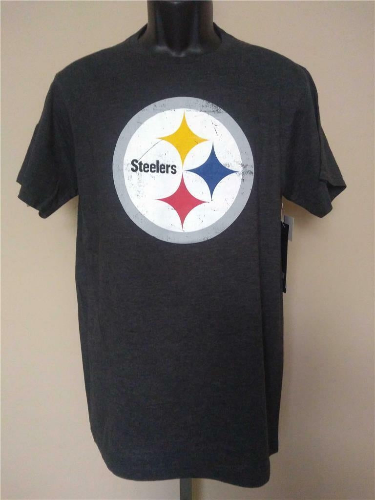 Pittsburgh Steelers Mens Size M Medium Gray Hands High Shirt MSRP 34 Image 1