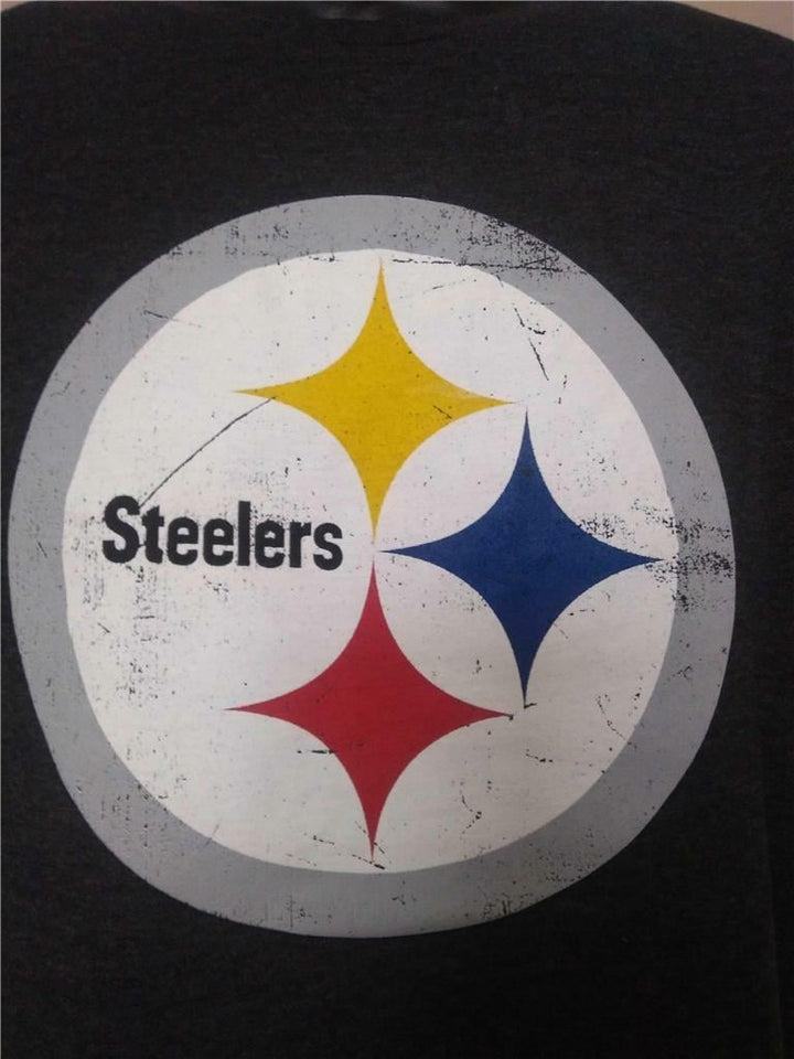 Pittsburgh Steelers Mens Size M Medium Gray Hands High Shirt MSRP 34 Image 2