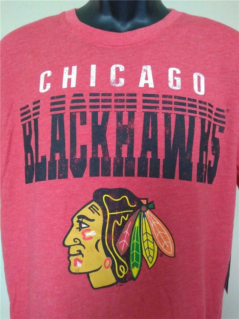 Chicago Blackhawks Mens Size M Medium Red Shirt Image 2