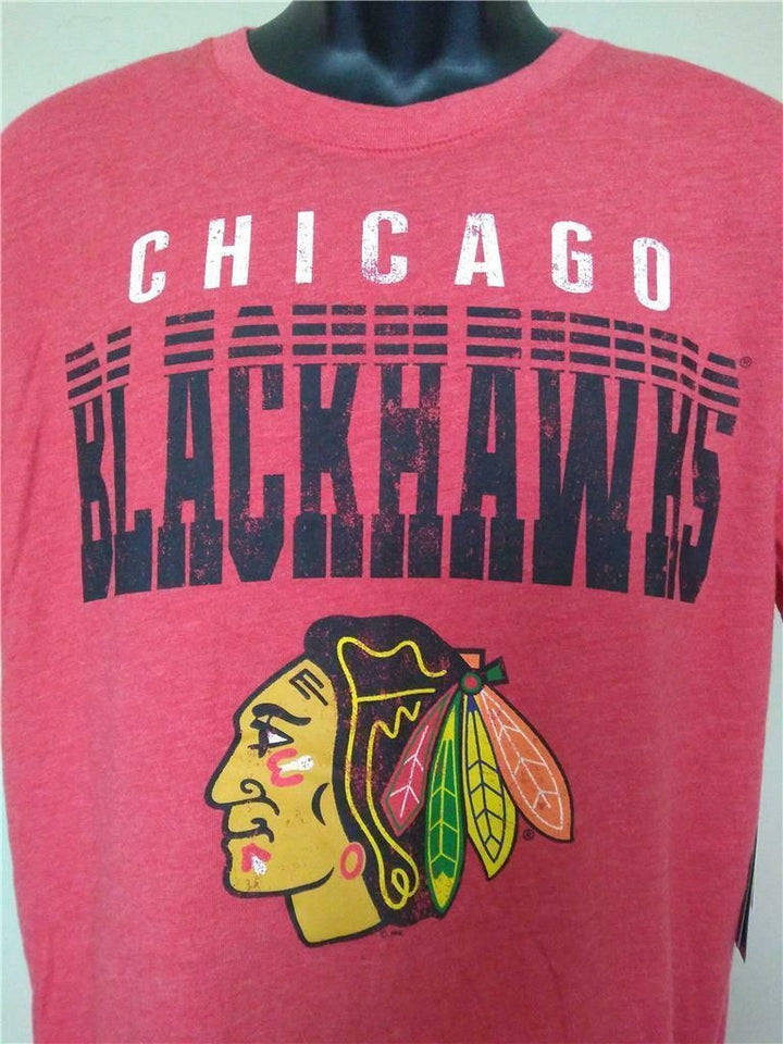 Chicago Blackhawks Mens Size M Medium Red Shirt Image 2