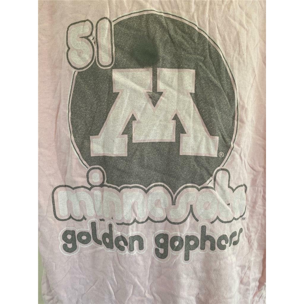 Minnesota Golden Gophers Mens Size XL Pink Shirt Image 3