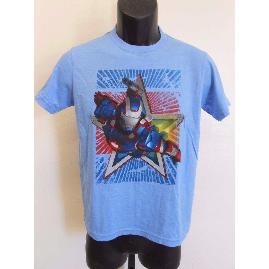 IRONMAN "IRON PATRIOT" YOUTH SIZE M MEDIUM SHIRT MARVEL 70KD Image 1