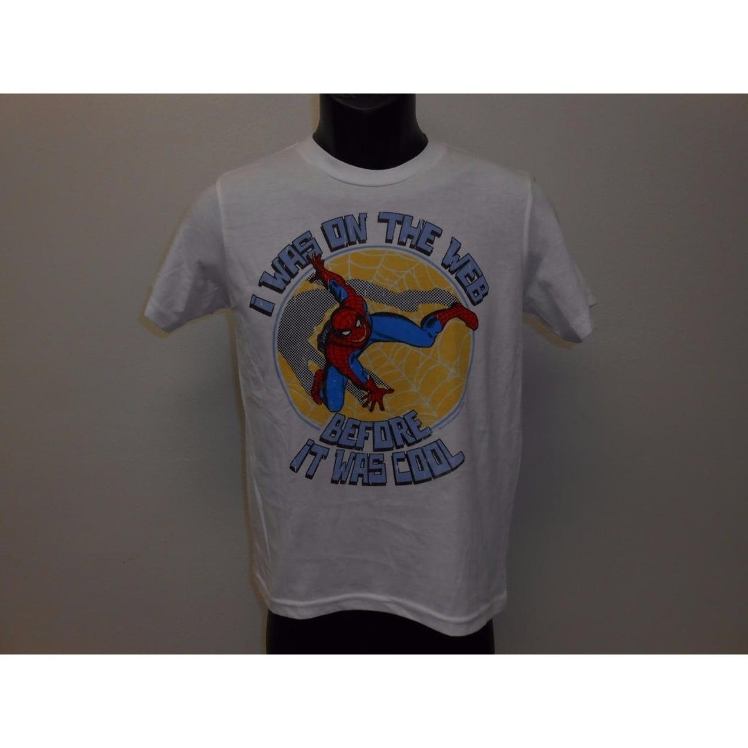 SPIDERMAN YOUTH SIZE (10/12) M MEDIUM SHIRT MARVEL 70LT Image 1