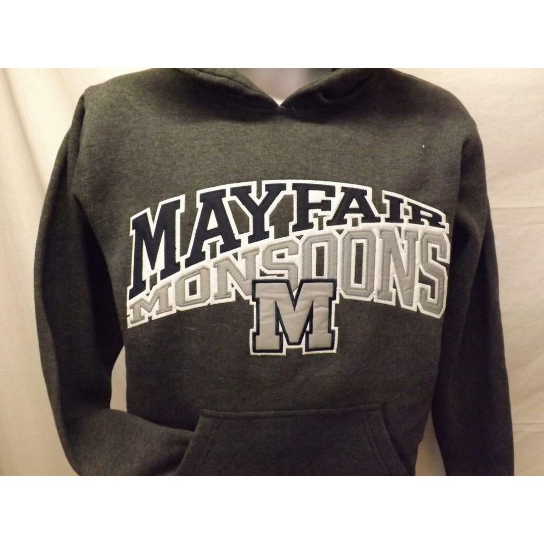 Mayfair Monsoons Mens Size XS XSmall Gray Hoodie Image 2