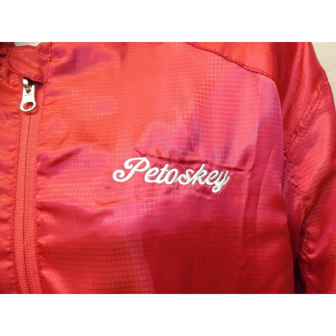 Petoskey Michigan Womens Size M Medium Pink Soft faux Lined Jacket Image 2