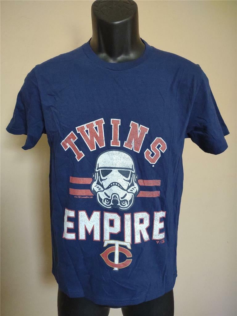 Minnesota Twins Empire Youth Size M Medium Blue Shirt Image 1