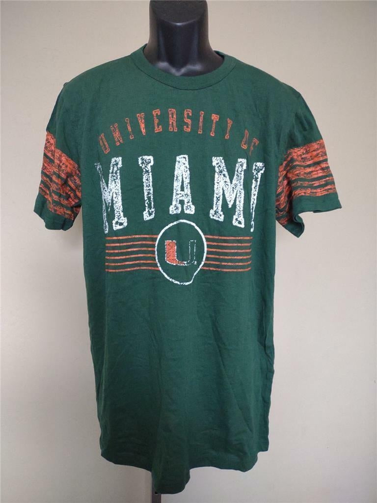 Miami Hurricanes Mens Size L Large Green G-III Shirt Image 1