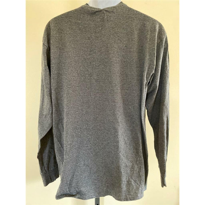 Eastern Eagles Mens Size L Large Gray Long Sleeve Shirt Image 4