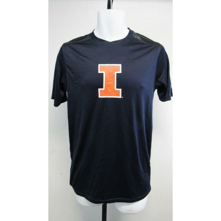 Illinois Fighting Illini Mens Size S Small Polyester Performance Shirt Image 1