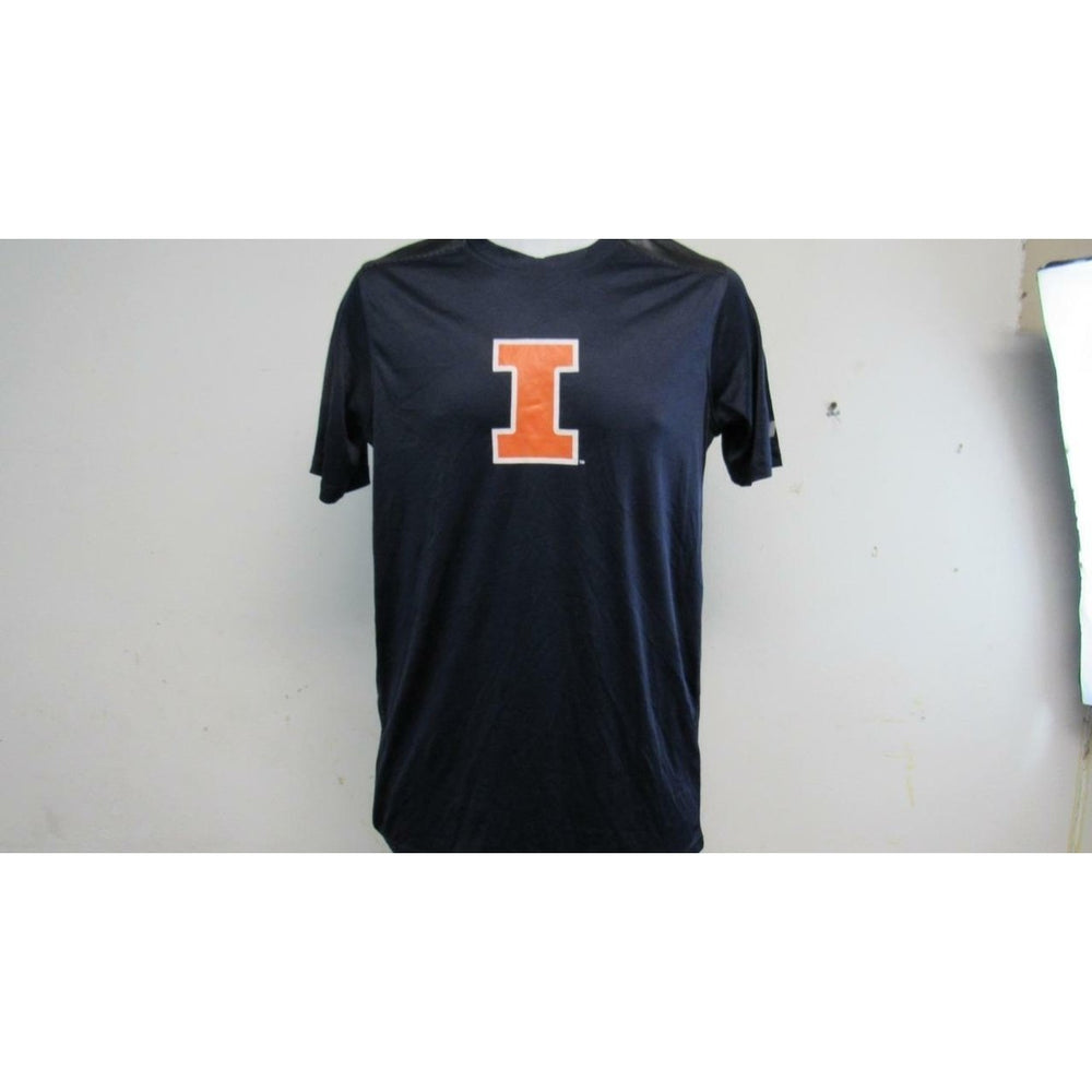 Illinois Fighting Illini Mens Size S Small Polyester Performance Shirt Image 2