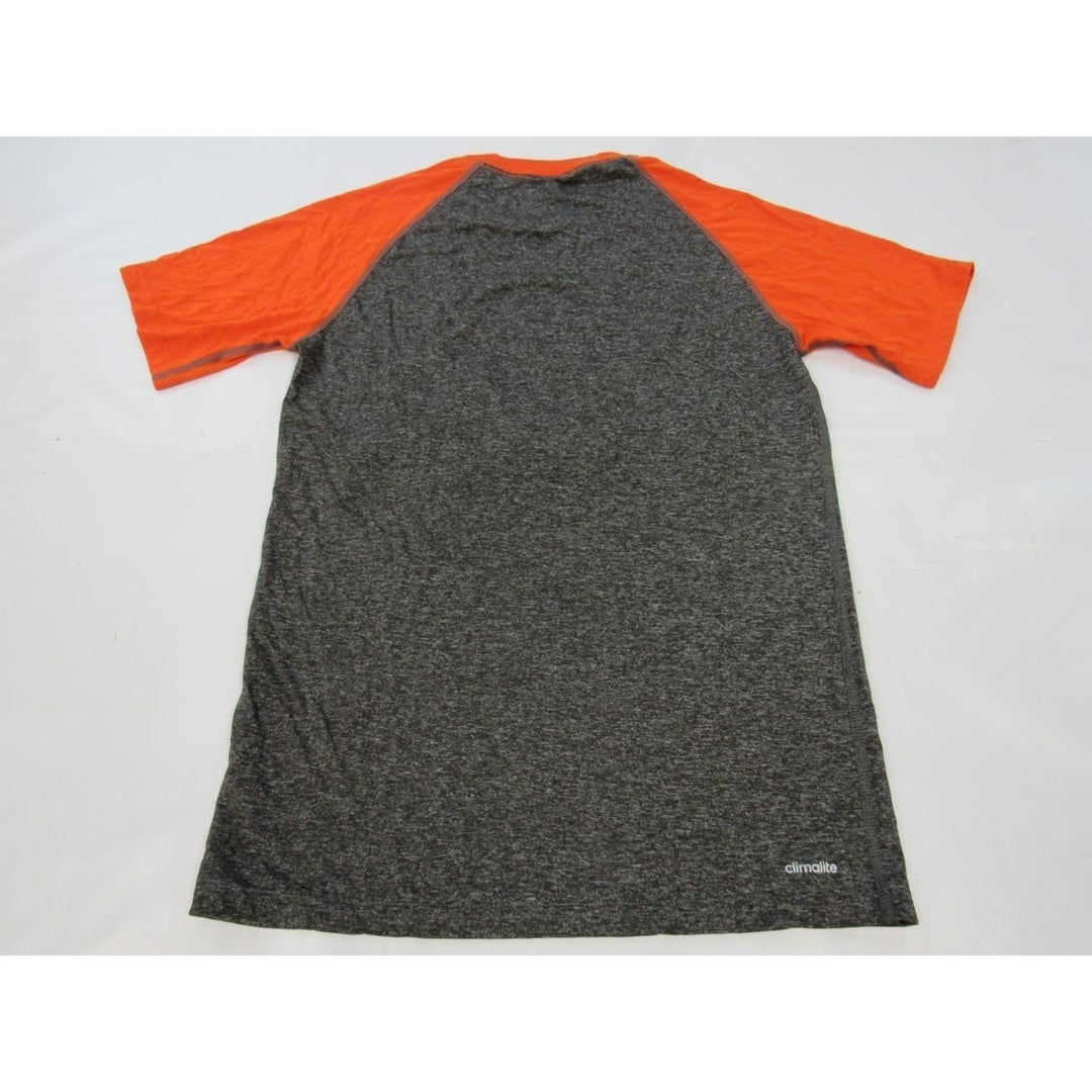 UTSA Roadrunners Baseball Mens Size S Adidas Climalite Gray Orange Shirt Image 2