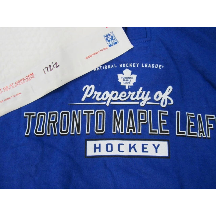 Toronto Maple Leafs Mens Size 5XL 5XLarge Majestic Blue Hoodie Image 4