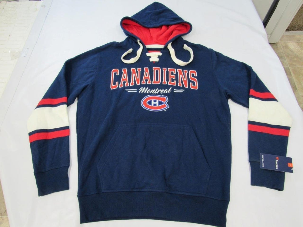 Montreal Canadiens Mens L Large Blue Hoodie Image 2