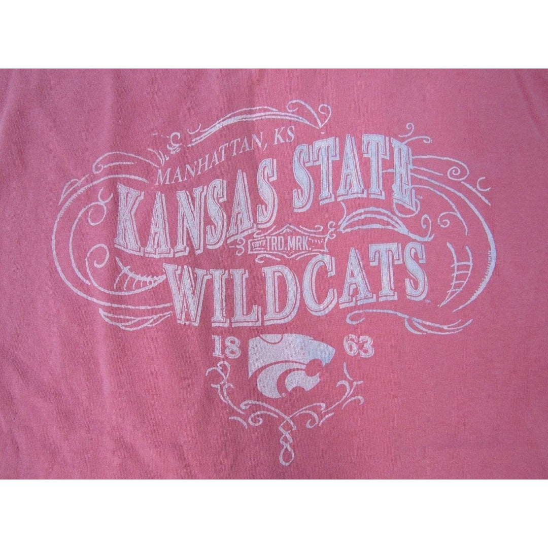 Kansas State Wildcats 1863 Mens Size M Medium Pink Shirt Image 3