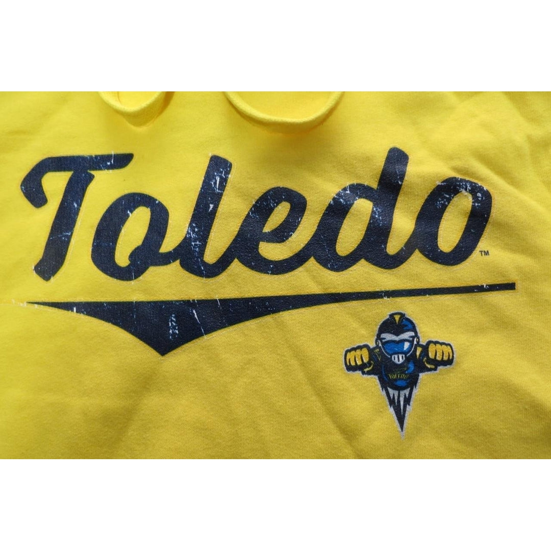 Toledo Rockets Mens Size M Medium Yellow Hoodie Image 3