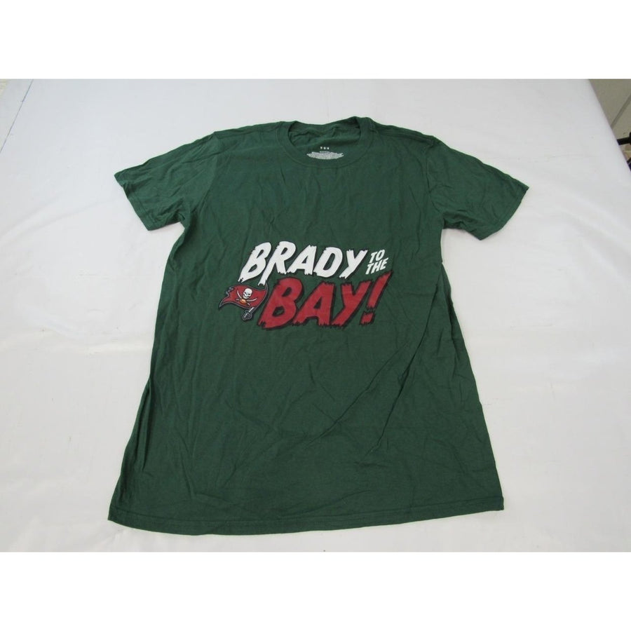 Tampa Bay Buccaneers Tom Brady Mens Size M Medium Forest Green Shirt Image 1