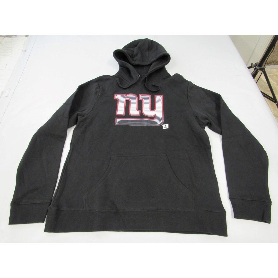 York Giants NY Mens Size L Large Black Hoodie Image 2