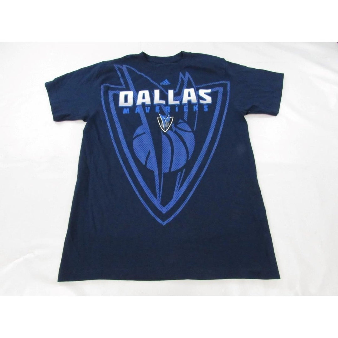 Dallas Mavericks Mens Size M Medium Blue Adidas Shirt Image 1