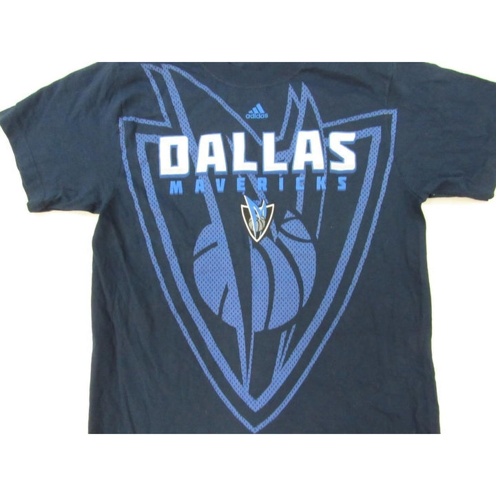 Dallas Mavericks Mens Size M Medium Blue Adidas Shirt Image 3