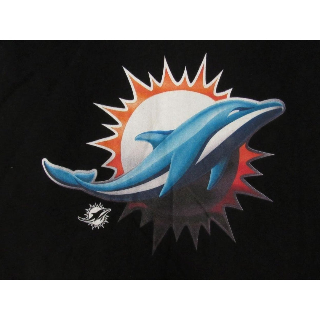 Miami Dolphins Mens Size 2XL 2XLarge Black Hoodie Image 3