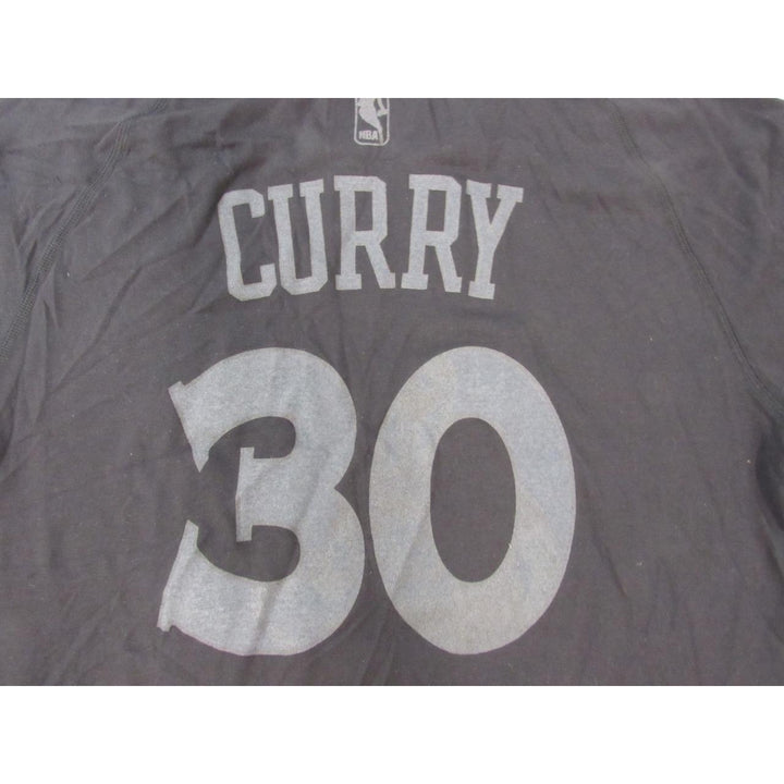 Golden State Warriors 30 Stephen Curry Mens Size M Black Adidas Shirt Image 4