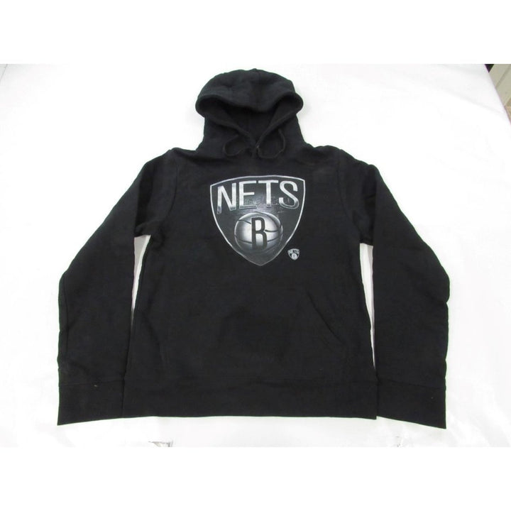 Brooklyn Nets Basketball Mens Size S Small Black Hoodie Image 1