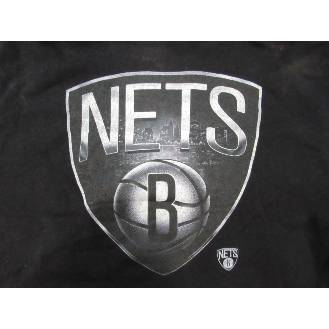 Brooklyn Nets Basketball Mens Size S Small Black Hoodie Image 3